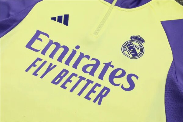 23-24 Real Madrid Yellow Training Suit - Image 2