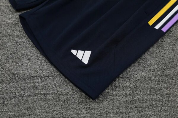 23-24 Real Madrid royal blue Short Sleeve Training Suit - Image 8