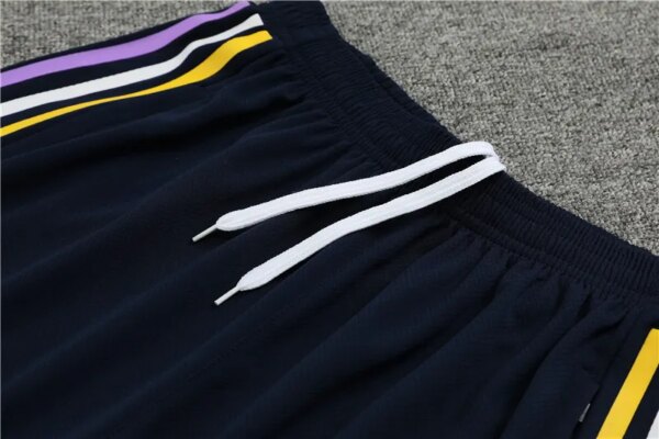 23-24 Real Madrid royal blue Short Sleeve Training Suit - Image 10
