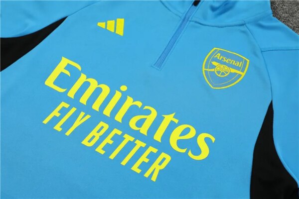 23-24 Arsenal Blue Training Suit - Image 2