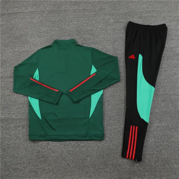 23-24 Manchester United Green Training Suit - Image 6