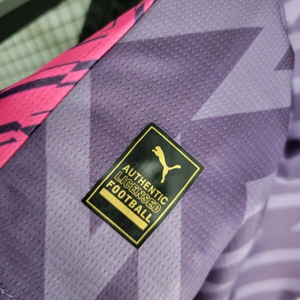 23-24 Manchester City Purple Goal Keeper Fans Jersey - Image 3