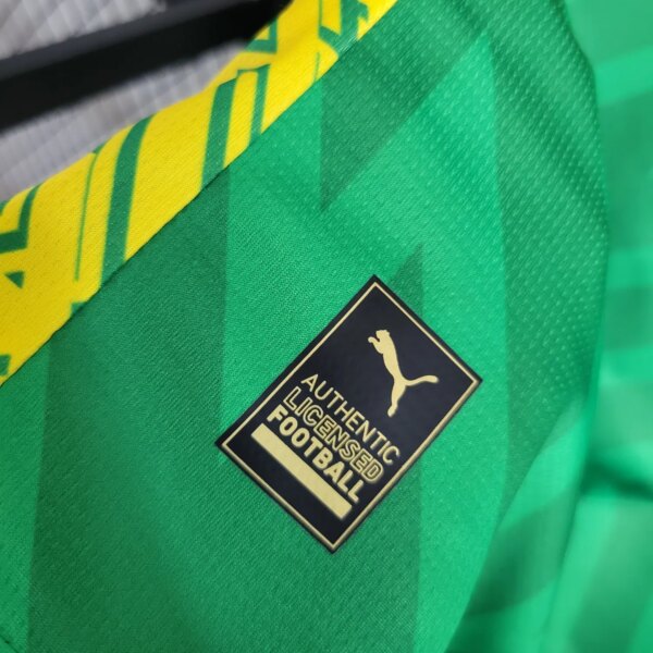 23-24 Manchester City Green Goal Keeper Fans Jersey - Image 3