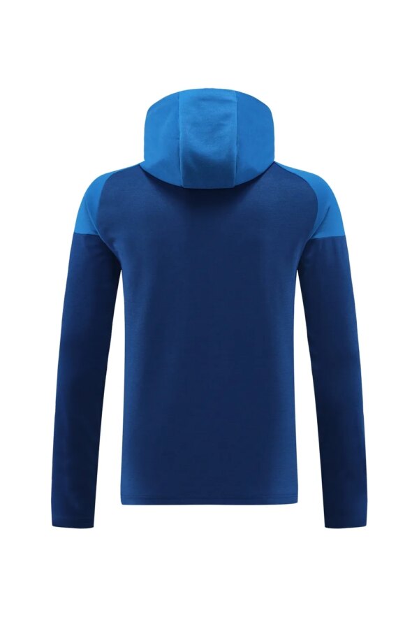 23-24 Olympique Marseille Hooded Jacket Tracksuit - Image 4