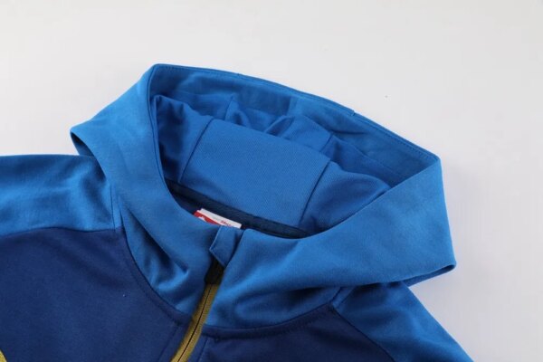 23-24 Olympique Marseille Hooded Jacket Tracksuit - Image 8