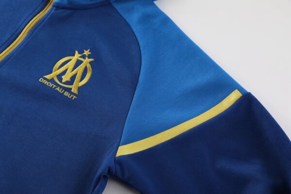 23-24 Olympique Marseille Hooded Jacket Tracksuit - Image 10