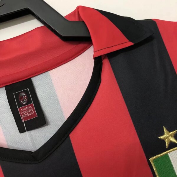 1988-89 AC Milan Home Retro Jersey - Image 3