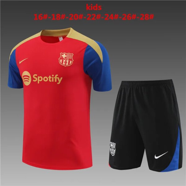 24-25 Barcelona Short Sleeve Training Suit - Image 3