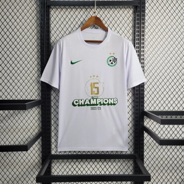 23-24 Maccabi Haifa White Champions Jersey