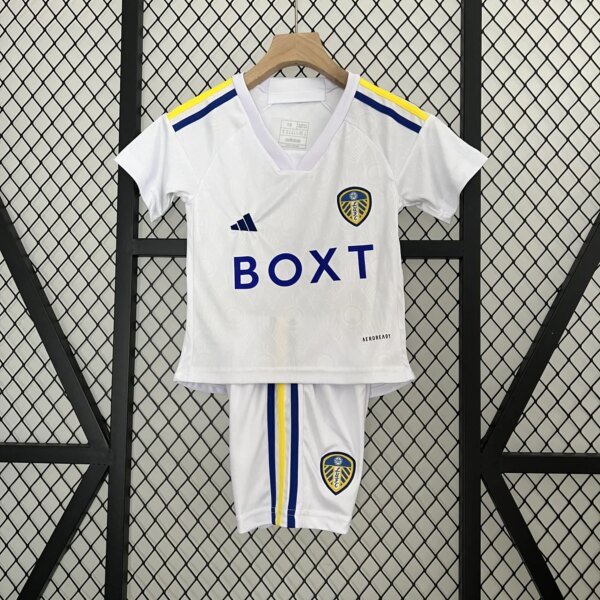 23-24 Leeds United Home Kids Kit