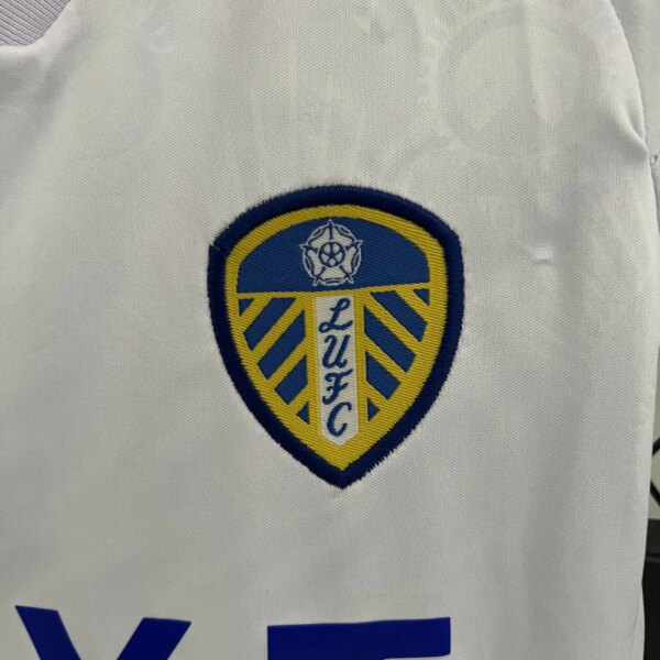 23-24 Leeds United Home Kids Kit - Image 2