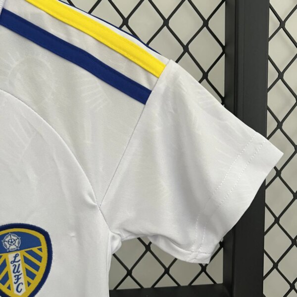 23-24 Leeds United Home Kids Kit - Image 4
