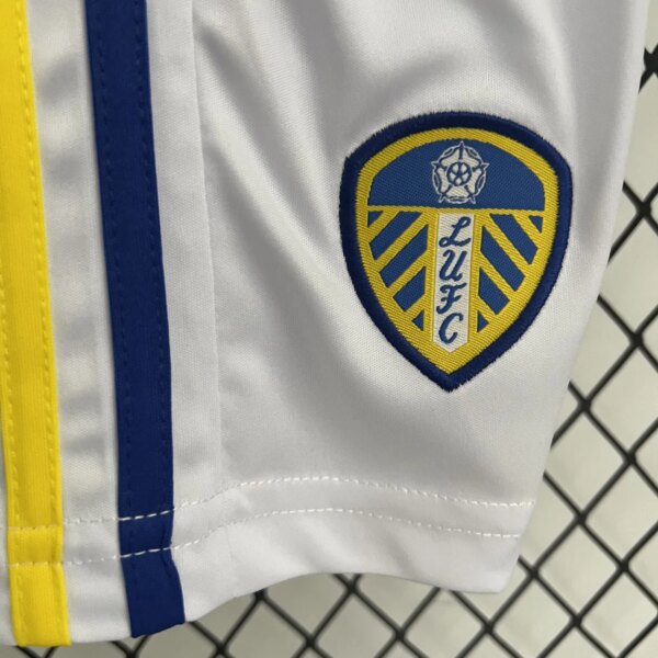 23-24 Leeds United Home Kids Kit - Image 6
