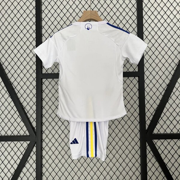 23-24 Leeds United Home Kids Kit - Image 7
