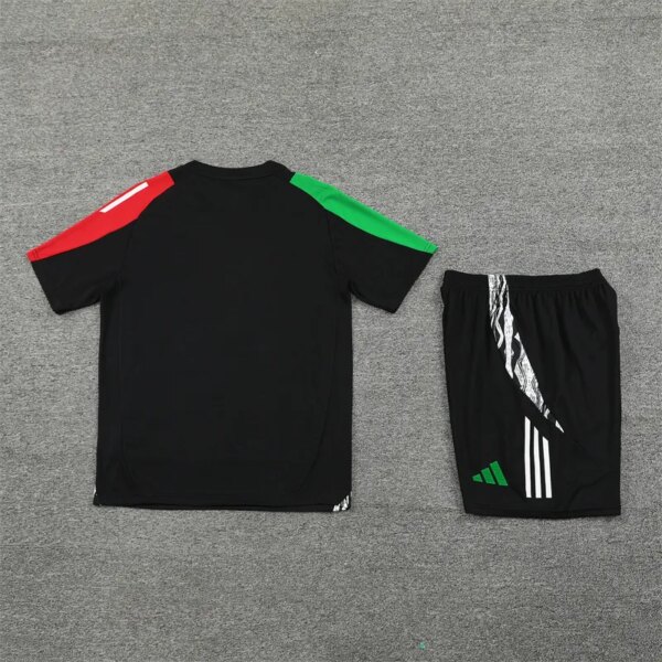 24-25 Arsenal Black Short Sleeve Training Suit - Image 7