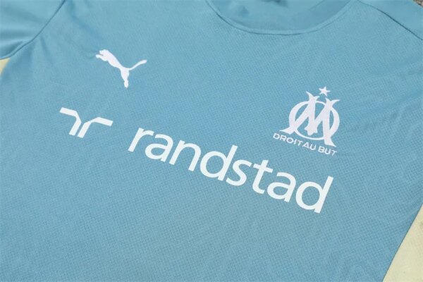 24-25 Olympique Marseille Short Sleeve Training Suit - Image 3
