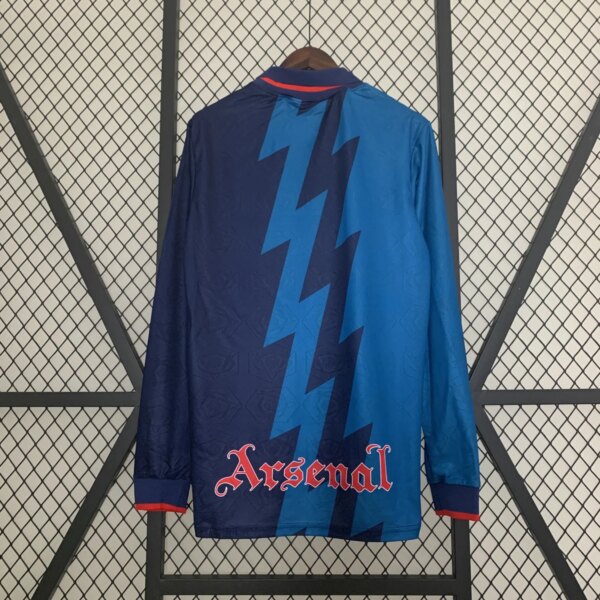 1995-96 Arsenal Away Long Sleeve Retro Jersey - Image 4
