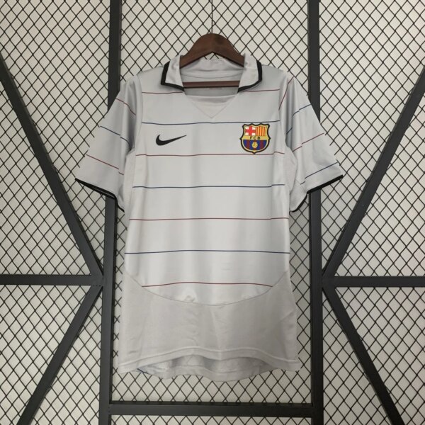 2003-04 Barcelona Away Retro Jersey