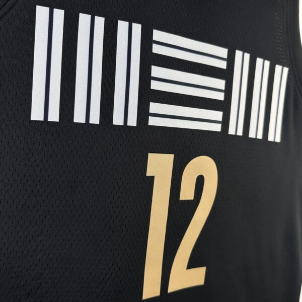2024 Memphis Grizzlies City Edition MORANT #12 Swingman NBA Jersey - Image 3