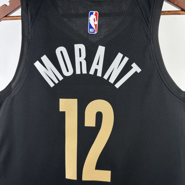 2024 Memphis Grizzlies City Edition MORANT #12 Swingman NBA Jersey - Image 6