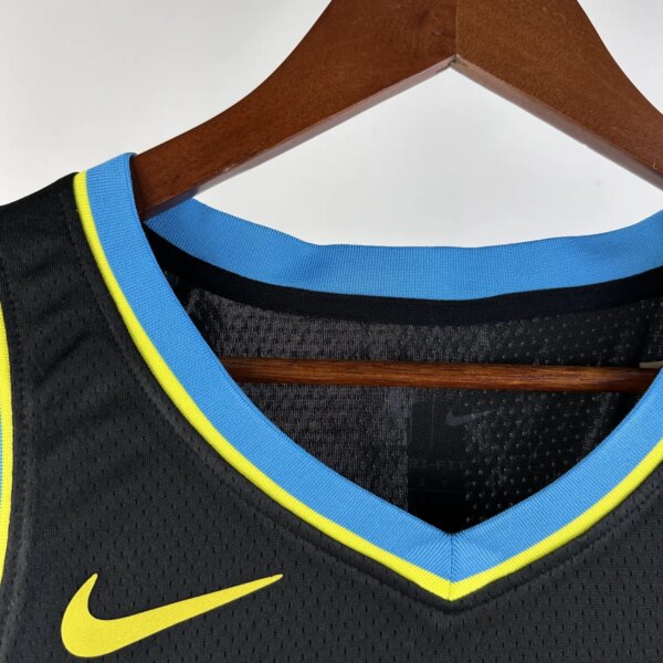 2024 Indiana Pacers City Edition HALIBURTON #0 Swingman NBA Jersey - Image 2