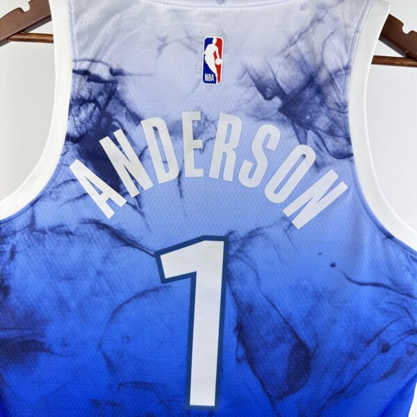 2024 Minnesota Timberwolves City Edition ANDERSON #1 Swingman NBA Jersey - Image 7