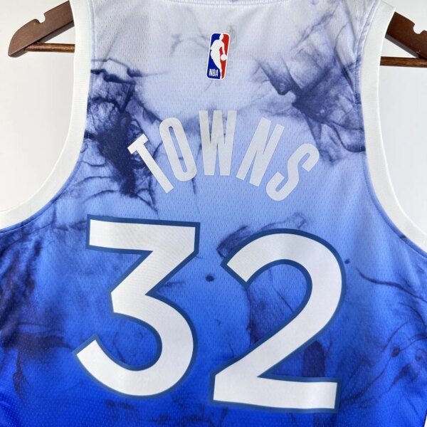 2024 Minnesota Timberwolves City Edition TOWNS #32 Swingman NBA Jersey - Image 7
