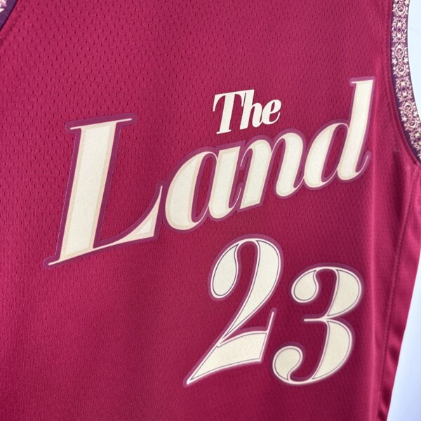 2024 Cleveland Cavaliers City Edition JAMES #23 Swingman NBA Jersey - Image 4