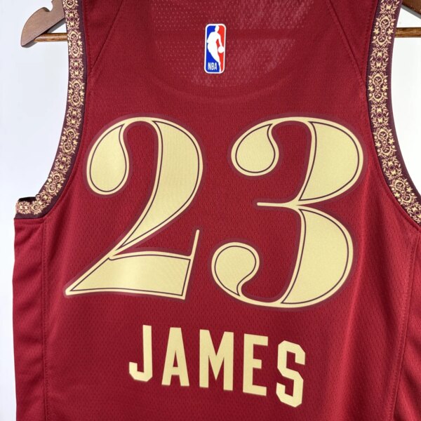 2024 Cleveland Cavaliers City Edition JAMES #23 Swingman NBA Jersey - Image 7