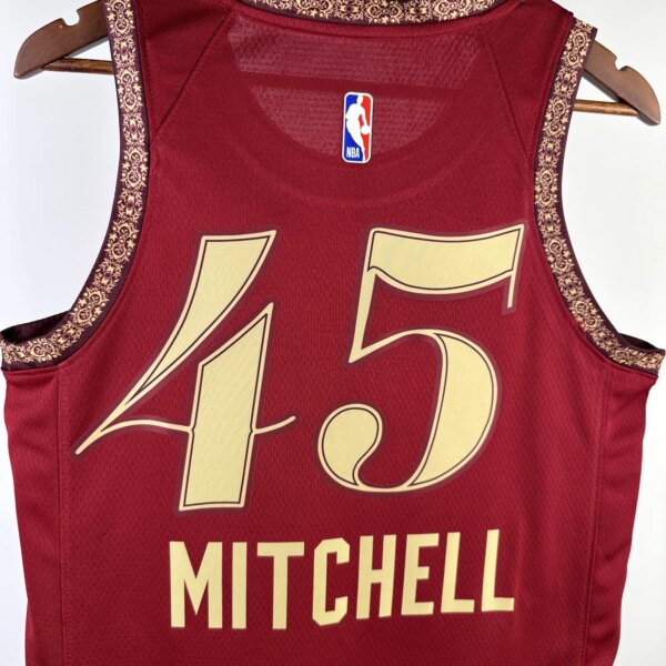 2024 Cleveland Cavaliers City Edition MITCHELL #45 Swingman NBA Jersey - Image 8