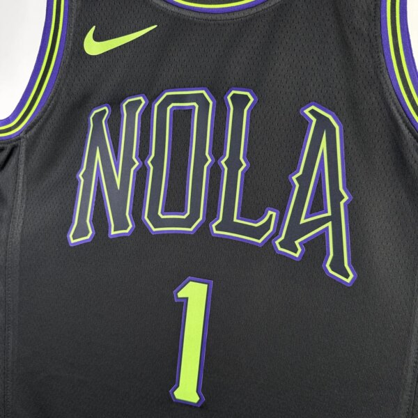 2024 New Orleans Pelicans City Edition WILLIAMSON #1 NBA Swingman Jersey - Image 4
