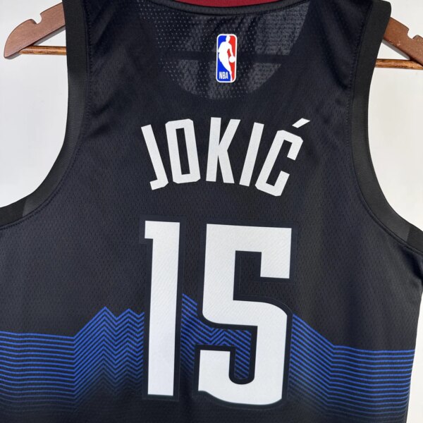 2024 Denver Nuggets City Edition JOKIC  #15 NBA Swingman Jersey - Image 8