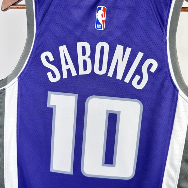 2023 Sacramento Kings Away SABONIS #10 Swingman NBA Jersey - Image 5