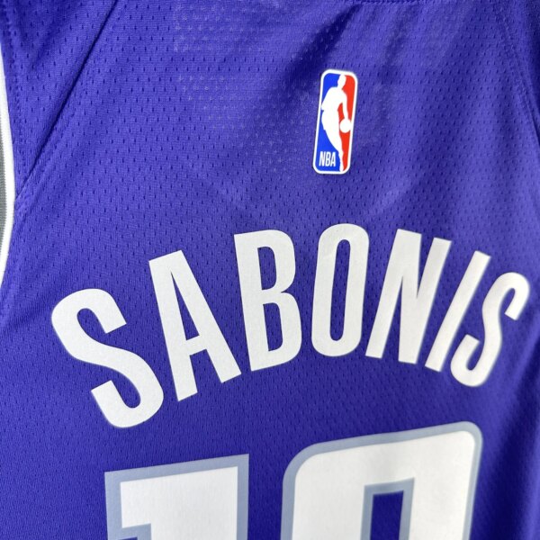 2023 Sacramento Kings Away SABONIS #10 Swingman NBA Jersey - Image 6