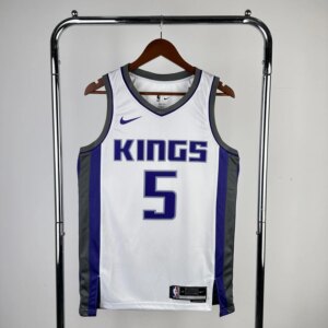 2023 Sacramento Kings Home FOX #5 NBA Jersey