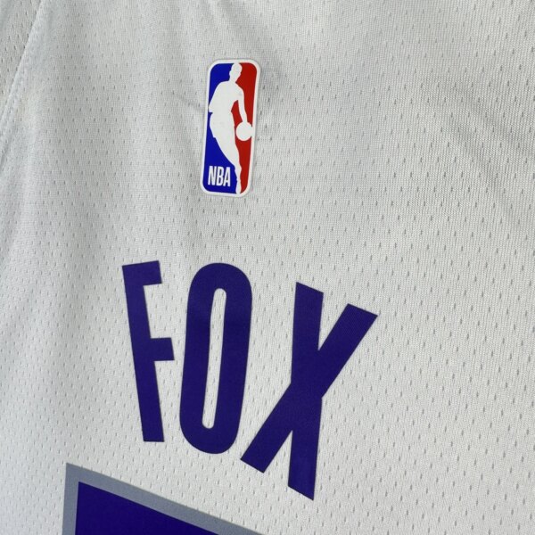 2023 Sacramento Kings Home FOX #5 NBA Jersey - Image 8