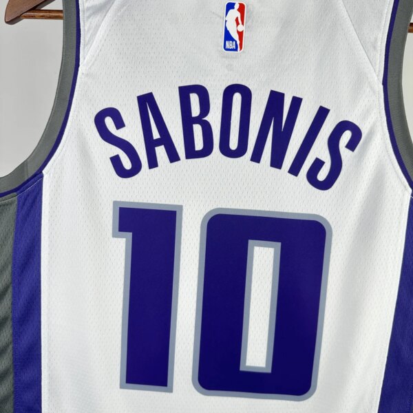2023 Sacramento Kings Home SABONIS #10 NBA Jersey - Image 7