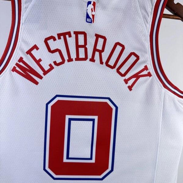 2024 Houston Rockets City Edition WESTBROOK  #0 NBA Swingman Jersey - Image 6