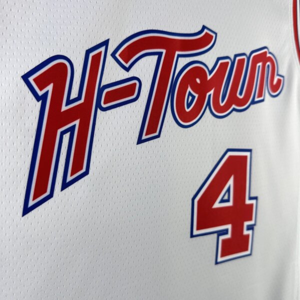 2024 Houston Rockets City Edition GREEN  #4 NBA Swingman Jersey - Image 3