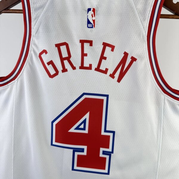 2024 Houston Rockets City Edition GREEN  #4 NBA Swingman Jersey - Image 6