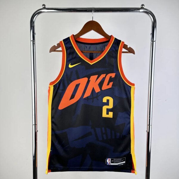 2024 Oklahoma City Thunder City Edition GILGEOUS-ALEXANDER  #2 NBA Swingman Jersey