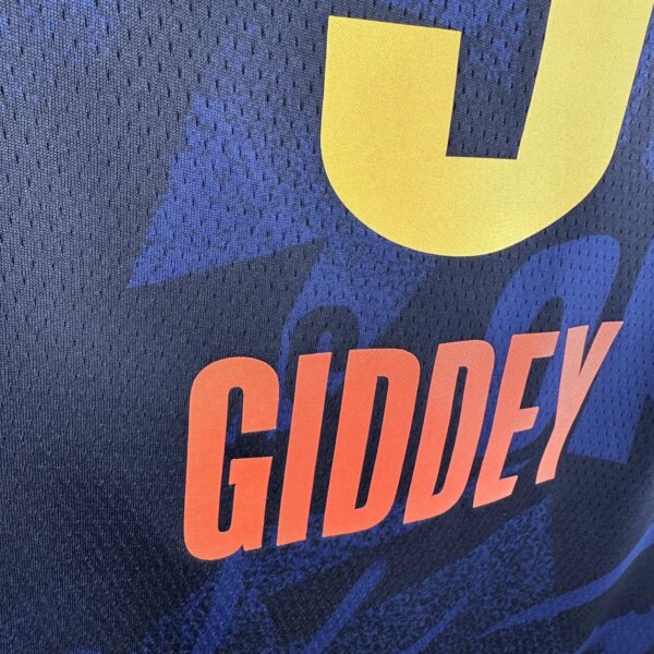 2024 Oklahoma City Thunder City Edition GIDDEY #3 NBA Swingman Jersey - Image 7