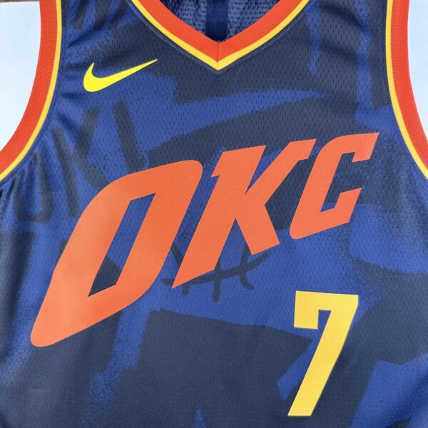2024 Oklahoma City Thunder City Edition HOLMGREN #7 NBA Swingman Jersey - Image 3