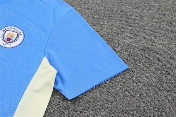 24-25 Manchester City Short Sleeve Training Suit - Image 4