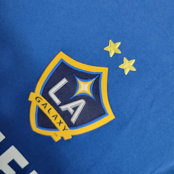 11-12 LA Galaxy Blue Retro Jersey - Image 3