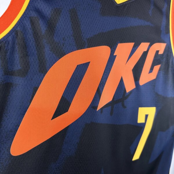 2024 Oklahoma City Thunder City Edition HOLMGREN #7 NBA Swingman Jersey - Image 4