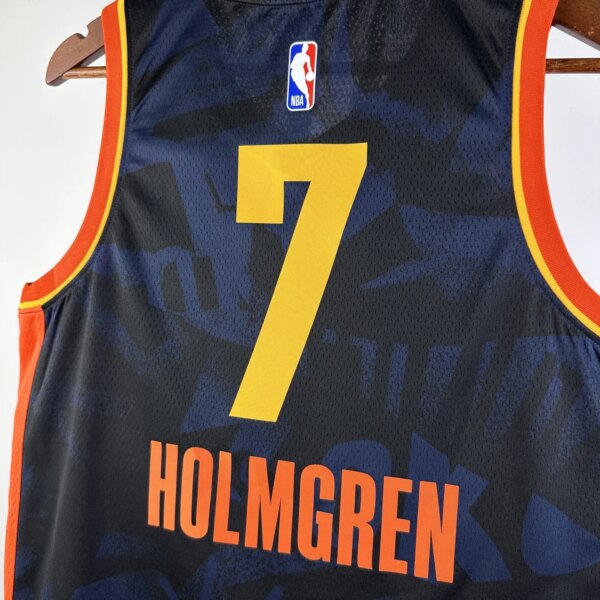2024 Oklahoma City Thunder City Edition HOLMGREN #7 NBA Swingman Jersey - Image 7