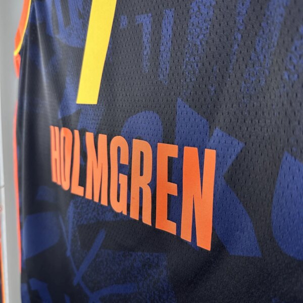2024 Oklahoma City Thunder City Edition HOLMGREN #7 NBA Swingman Jersey - Image 8