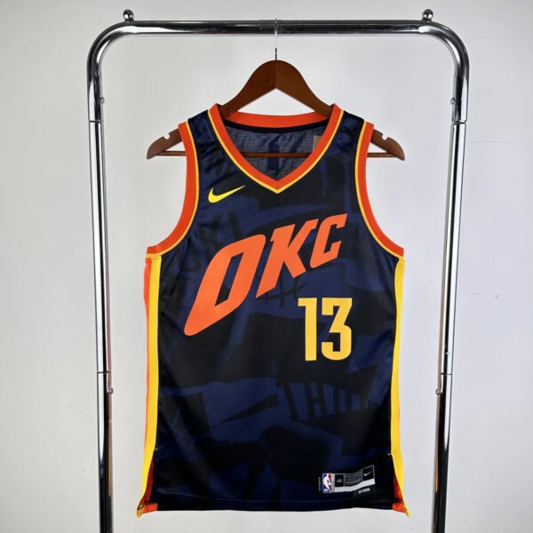 2024 Oklahoma City Thunder City Edition GEORGE #13 NBA Swingman Jersey