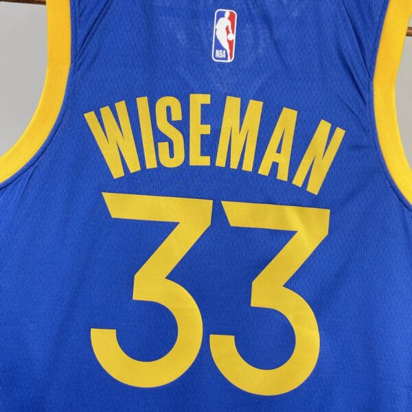 2023 Warriors Away WISEMAN #33 NBA Swingman Jersey - Image 4